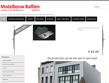 Tablet Screenshot of modelbouw-baillien.be